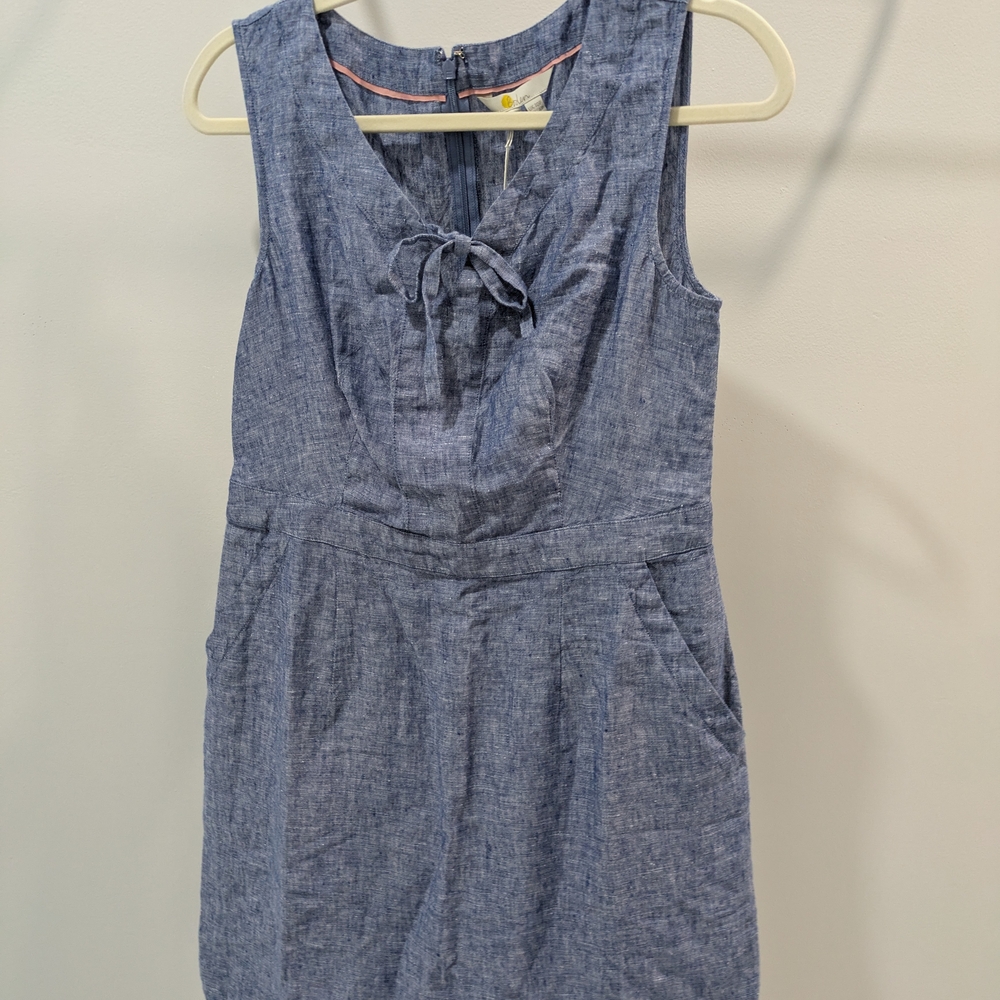 Boden Chambray Sleeveless Dress